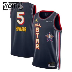 Jordan Anthony Edwards Trikot All Star 2025 Swingman Navy Für Kinder