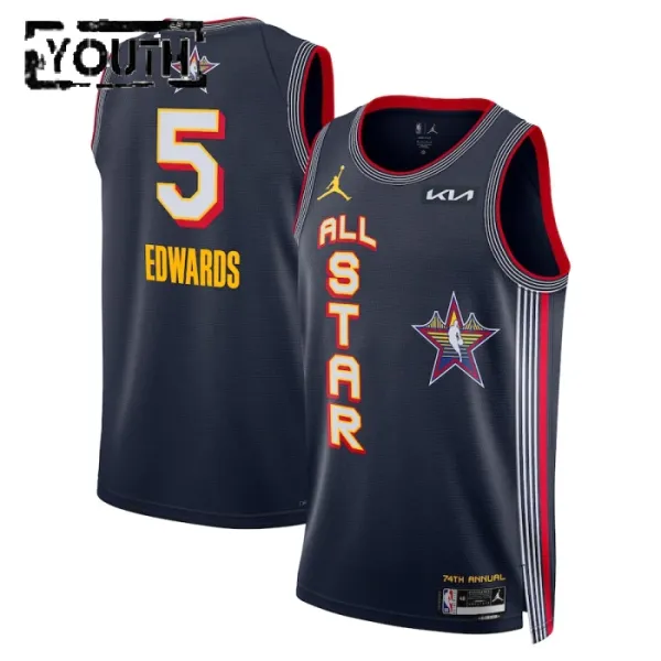 Jordan Anthony Edwards Trikot All Star 2025 Swingman Navy Für Kinder
