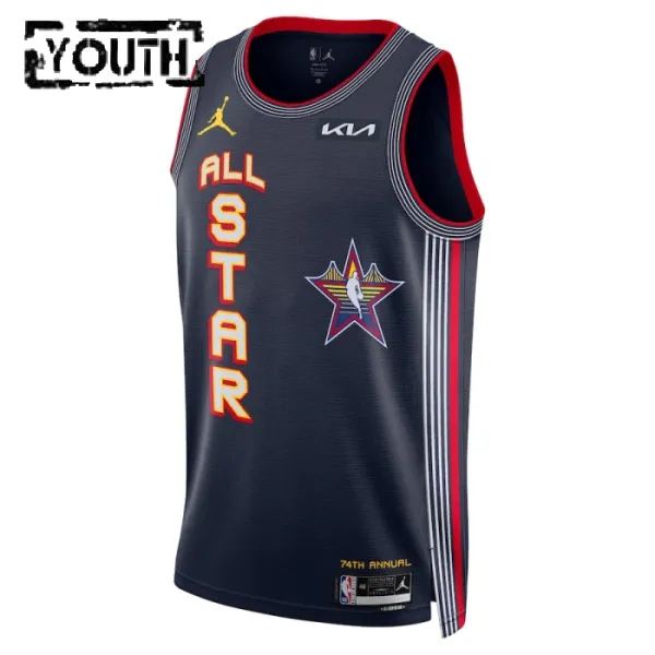Jordan Anthony Edwards Trikot All Star 2025 Swingman Navy Für Kinder