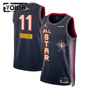 Jordan Jalen Brunson Trikot All Star 2025 Swingman Navy Für Kinder