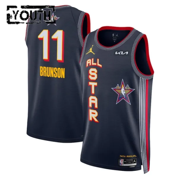 Jordan Jalen Brunson Trikot All Star 2025 Swingman Navy Für Kinder Jordan Jalen Brunson Trikot All Star 2025 Swingman Navy Für Kinder