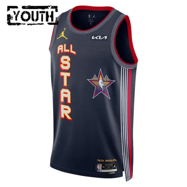 Jordan Jaren Jackson JR Trikot All Star 2025 Swingman Navy Für Kinder