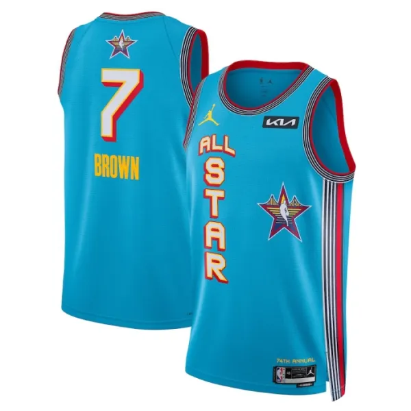 Jordan Jaylen Brown Trikot All Star 2025 Swingman Blau Für Herren