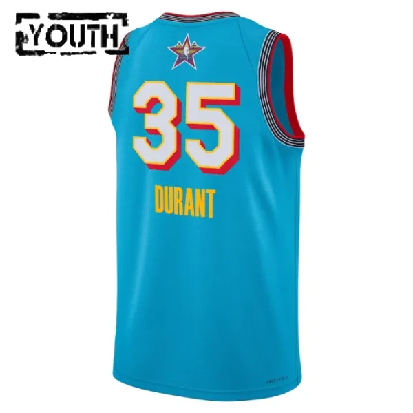 Jordan Kevin Durant Trikot All Star 2025 Swingman Blau Für Kinder
