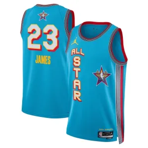 Jordan Lebron James Trikot All Star 2025 Swingman Blau Für Herren