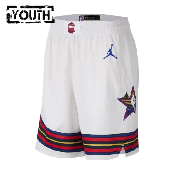 Jordan Shorts All Star 2025 Swingman Weiß Für Kinder
