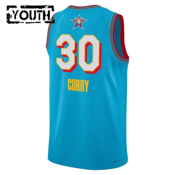 Jordan Stephen Curry Trikot All Star 2025 Swingman Blau Für Kinder