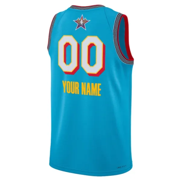 Jordan Trikot Personalisiert All Star 2025 Swingman Blau Für Herren