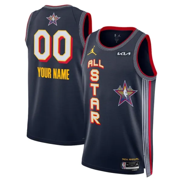 Jordan Trikot Personalisiert All Star 2025 Swingman Navy Für Herren