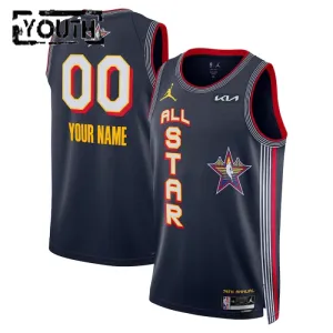Jordan Trikot Personalisiert All Star 2025 Swingman Navy Für Kinder