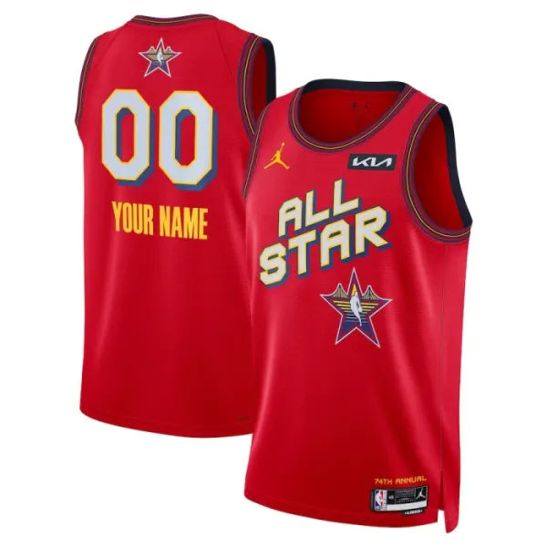 Jordan Trikot Personalisiert All Star 2025 Swingman Rot Für Herren