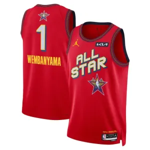 Jordan Victor Wembanyama Trikot All Star 2025 Swingman Rot Für Herren