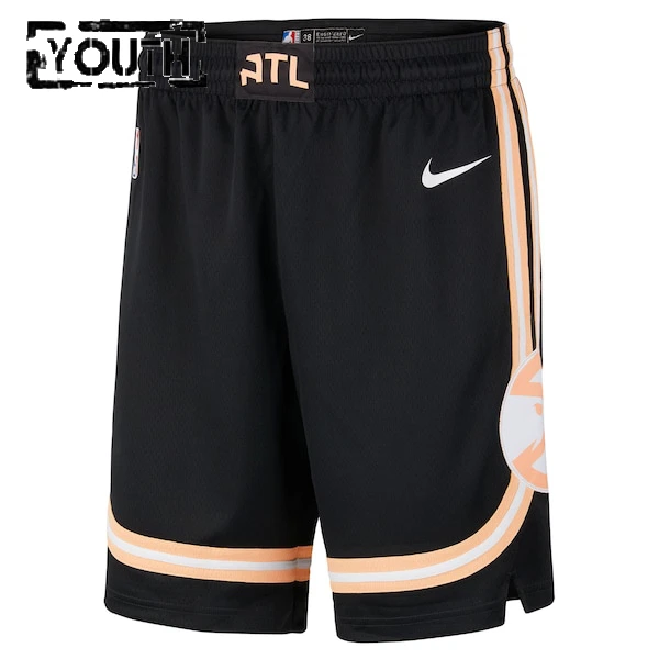 Nike Atlanta Hawks Shorts City Edition 25/26 Swingman Für Kinder