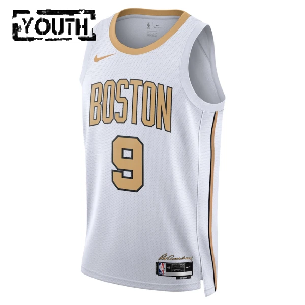 Nike Boston Celtics Derrick White Trikot City Edition 25/26 Swingman Weiß Für Kinder