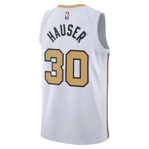 Nike Boston Celtics Sam Hauser Trikot City Edition 25/26 Swingman Weiß Für Herren