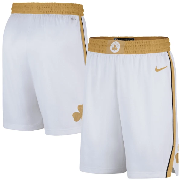 Nike Boston Celtics Shorts City Edition 25/26 Swingman Weiß Für Herren Nike Boston Celtics Shorts City Edition 25/26 Swingman Weiß Für Herren