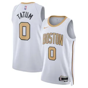 Nike Boston Celtics Tatum Trikot City Edition 25/26 Swingman Weiß Für Herren