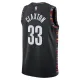 Nike Brooklyn Nets Nic Claxton Trikot City Edition 25/26 Swingman Schwarz Für Herren