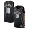 Nike Brooklyn Nets Trikot Personalisiert City Edition 25/26 Swingman Schwarz Für Herren