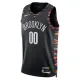 Nike Brooklyn Nets Trikot Personalisiert City Edition 25/26 Swingman Schwarz Für Herren