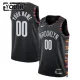 Nike Brooklyn Nets Trikot Personalisiert City Edition 25/26 Swingman Schwarz Für Kinder