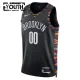 Nike Brooklyn Nets Trikot Personalisiert City Edition 25/26 Swingman Schwarz Für Kinder