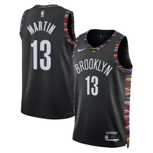 Nike Brooklyn Nets Tyrese Martin Trikot City Edition 25/26 Swingman Schwarz Für Herren