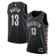 Nike Brooklyn Nets Tyrese Martin Trikot City Edition 25/26 Swingman Schwarz Für Herren