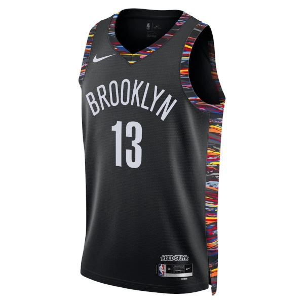 Nike Brooklyn Nets Tyrese Martin Trikot City Edition 25/26 Swingman Schwarz Für Herren