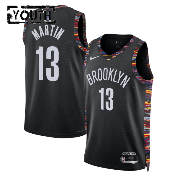 Nike Brooklyn Nets Tyrese Martin Trikot City Edition 25/26 Swingman Schwarz Für Kinder Nike Brooklyn Nets Tyrese Martin Trikot City Edition 25/26 Swingman Schwarz Für Kinder