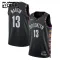 Nike Brooklyn Nets Tyrese Martin Trikot City Edition 25/26 Swingman Schwarz Für Kinder