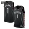 Nike Brooklyn Nets Ziaire Williams Trikot City Edition 25/26 Swingman Schwarz Für Kinder