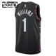 Nike Brooklyn Nets Ziaire Williams Trikot City Edition 25/26 Swingman Schwarz Für Kinder