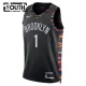 Nike Brooklyn Nets Ziaire Williams Trikot City Edition 25/26 Swingman Schwarz Für Kinder
