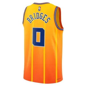 Jordan Charlotte Hornets Miles Bridges Trikot City Edition 25/26 Swingman Gold Für Herren