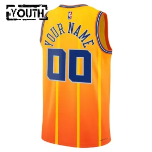 Jordan Charlotte Hornets Trikot Personalisiert City Edition 25/26 Swingman Gold Für Kinder