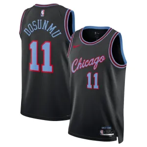 Nike Chicago Bulls Ayo Dosunmu Trikot City Edition 25/26 Swingman Schwarz Für Herren