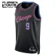 Nike Chicago Bulls Nikola Vucevic Trikot City Edition 25/26 Swingman Schwarz Für Kinder