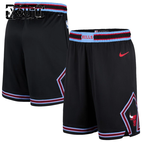 Nike Chicago Bulls Shorts City Edition 25/26 Swingman Für Kinder
