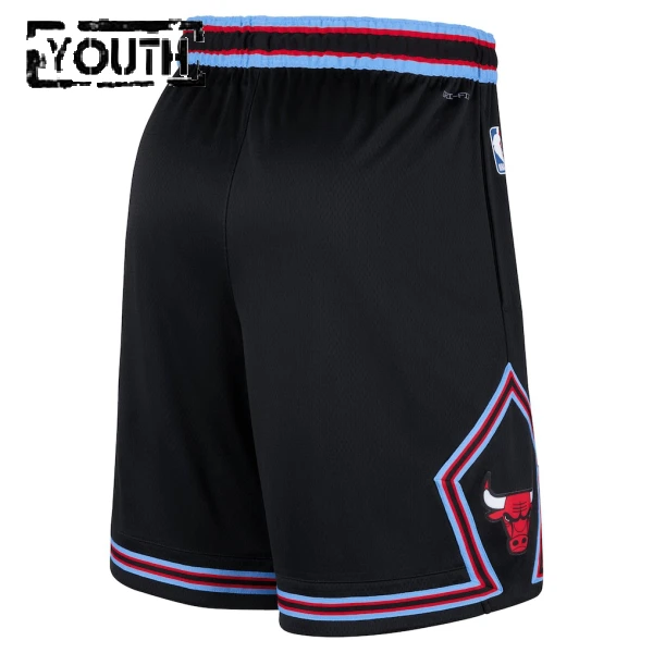 Nike Chicago Bulls Shorts City Edition 25/26 Swingman Für Kinder