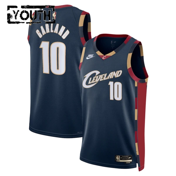 Nike Cleveland Cavaliers Darius Garland Trikot Classic Edition 25/26 Swingman Navy Für Kinder