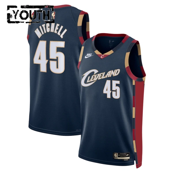 Nike Cleveland Cavaliers Donovan Mitchell Trikot Classic Edition 25/26 Swingman Navy Für Kinder Nike Cleveland Cavaliers Donovan Mitchell Trikot Classic Edition 25/26 Swingman Navy Für Kinder