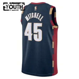 Nike Cleveland Cavaliers Donovan Mitchell Trikot Classic Edition 25/26 Swingman Navy Für Kinder