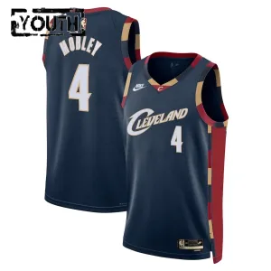 Nike Cleveland Cavaliers Evan Mobley Trikot Classic Edition 25/26 Swingman Navy Für Kinder