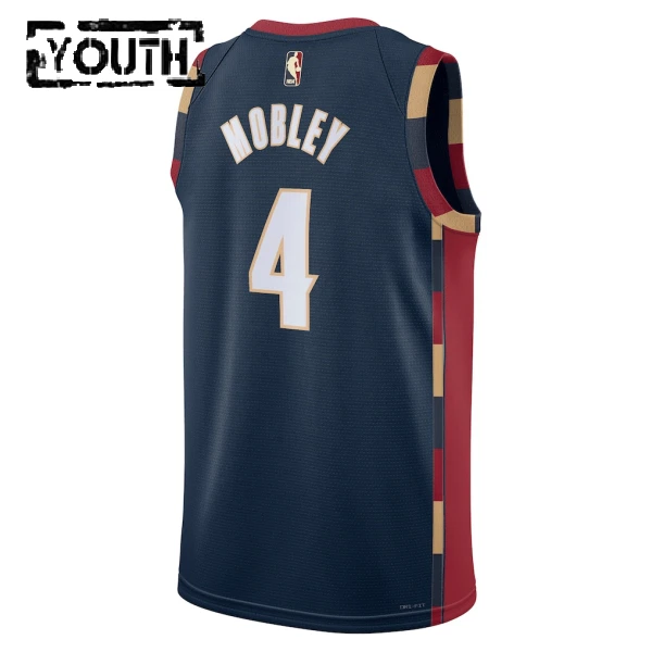 Nike Cleveland Cavaliers Evan Mobley Trikot Classic Edition 25/26 Swingman Navy Für Kinder