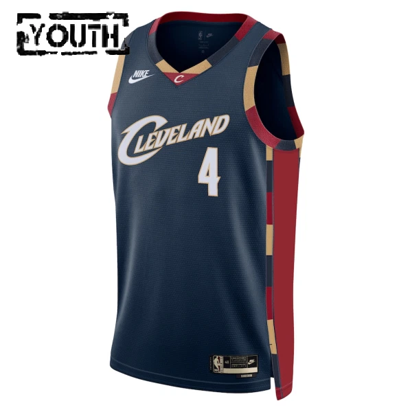 Nike Cleveland Cavaliers Evan Mobley Trikot Classic Edition 25/26 Swingman Navy Für Kinder