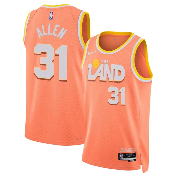 Nike Cleveland Cavaliers Jarrett Allen Trikot City Edition 25/26 Swingman Orange Für Herren