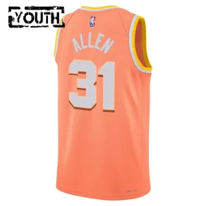 Nike Cleveland Cavaliers Jarrett Allen Trikot City Edition 25/26 Swingman Orange Für Kinder