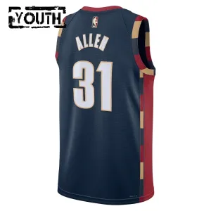 Nike Cleveland Cavaliers Jarrett Allen Trikot Classic Edition 25/26 Swingman Navy Für Kinder