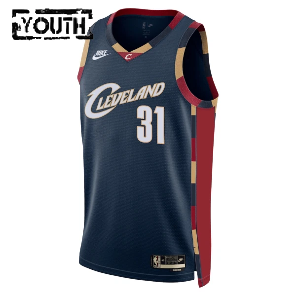 Nike Cleveland Cavaliers Jarrett Allen Trikot Classic Edition 25/26 Swingman Navy Für Kinder